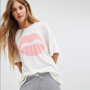 WILDFOX Lips Tee